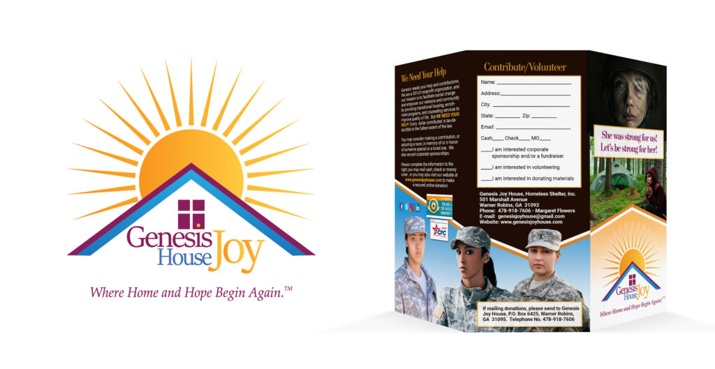 Genesis Joy House - Homeless Shelter for Female Veterans - Rebrand