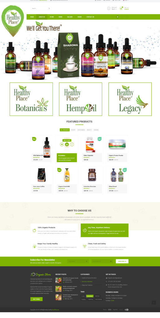 Healthy Place - ONE website for all brands