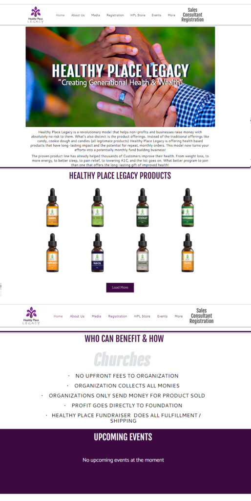 Healthy Place Legacy Website