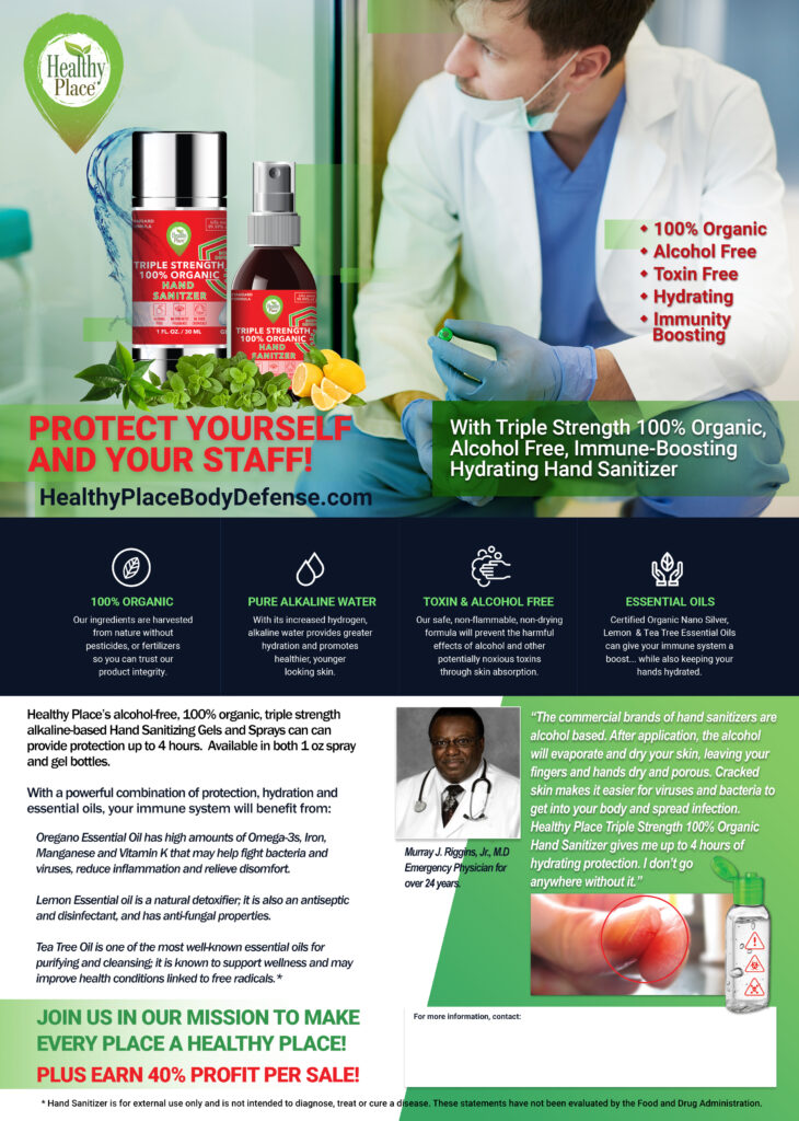 Hand Sanitizer Product Flyer - Medical FINAL